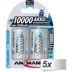Ansmann baterija D / R20 9300mAh 5 kos.