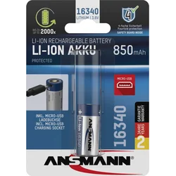 Ansmann Batterij 16340 850mAh 1 st.