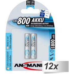 Ansmann MaxE AAA Batterie / R03 800mAh 24 Stk.