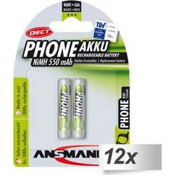 Ansmann Phone AAA baterija / R03 550mAh 24 gab.