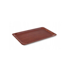 Anti-slip wooden tray - rectangular, 360x460 mm 360x460