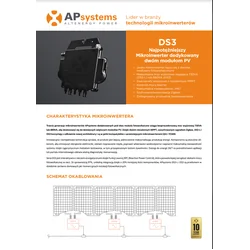 AP sistemų mikroinverteris DS3-L