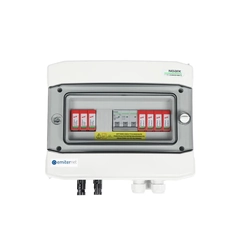 Aparamenta DCAC, IP65, SPD DC Dehn 1000V tipo 2, 1 x cadena fotovoltaica, 1 x MPPT, SPD AC Dehn tipo 2, 20A 3-F