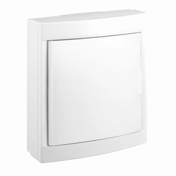 Aparamenta de superficie 24 modular (2x12) IP40 Viko Panasonic puerta blanca