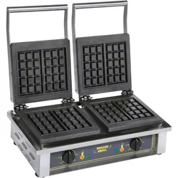 Aparat za vaflje Double Roller Grill, vzorec BRUSELJ 2x1,6 kW Stalgast 777222