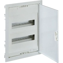 Aparelhagem de embutir RWN com porta de metal e tira N+PE 2x12 modular (24 modular)