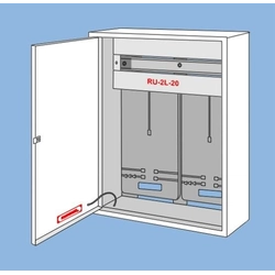 Aparelhagem universal RU-2L-20, lugar para 2 contra-eu 3F e 20 tipo de proteção