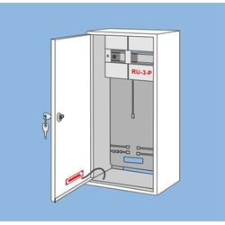 Aparelhagem universal RU-3P com fechadura, espaço para 1 metro 3F e 11 tipo de proteção