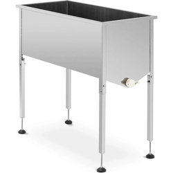 Apiary table for uncapping stainless steel frames 104 x 50 x 100 cm