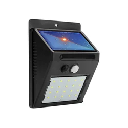 Aplique solar LED con sensores