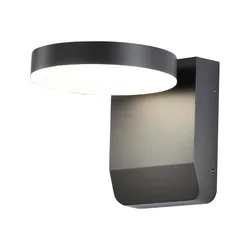 Apliques de pared LED giratorios - Negro - IP65 - 17W - 2480 Lúmenes - 3000K