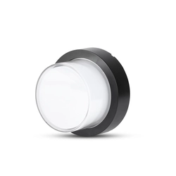 Apliques de pared LED negros - Luces para exteriores - Sin - Tapa - IP65 - 7W - 550 Lúmenes - 3000K