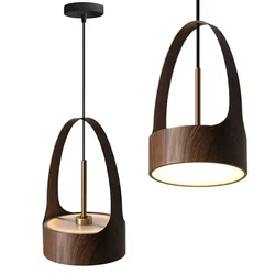 APP1187-CP LED viseča svetilka Wood Rose Gold