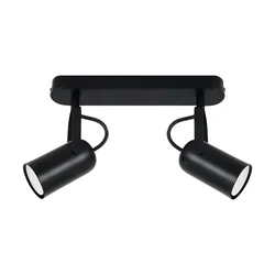 Apparecchio da parete e soffitto LOFTA GU10 2L NERO