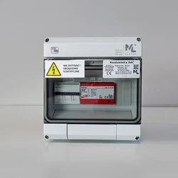 Appareillage AC TYP42 - RAC42/3F/B16A/T1+T2/UV à 8,2kW - SCHNEIDER K60N-B16-3 / IP65 / 1000V AC / 1500V DC / EXT.