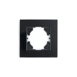 APPIO Drawer frame single glass - black