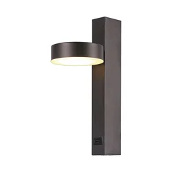 Applique a LED - Luci girevoli - IP20 - Nero - 8 Watt - 900 Lumen - 3000K - Modello n.: - VT-10111