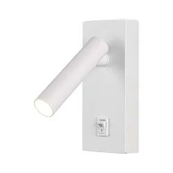 Applique LED - Testa singola - IP20 - Corpo bianco - 2 Watt - 150 Lumen - 3000K