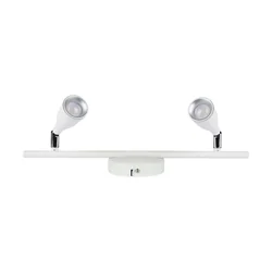 Appliques murales LED à double tête - IP20 - Blanc - 9W - 840 Lumens - 3000K