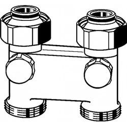 Áramlásterelő, nikkelezett 3/4 50mm