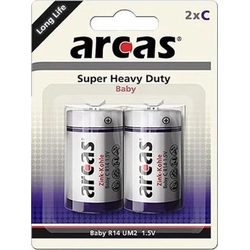 Arcas Battery Super Heavy Duty C / R14 2 бр.