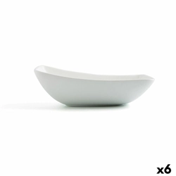 Ariane Vital Bowl Rectangular Ceramics White (24 cm) (6 komada)