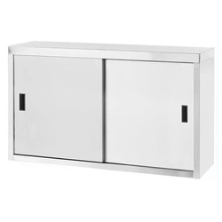 Armadio a parete in acciaio inox 120x40 Ante scorrevoli Hendi 811214