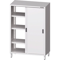 Armário de passagem em aço inox com portas de correr 120x50x180 Stalgast