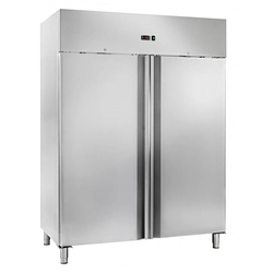 Armário de refrigeração profissional de aço inoxidável GN 2/1 1333L Amitek 1010047