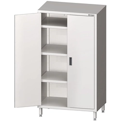 Armoire d'entrepôt en acier inoxydable avec portes battantes 120x60x180 Stalgast