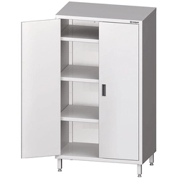 Armoire d'entrepôt en acier inoxydable avec portes battantes 70x60x180 Stalgast