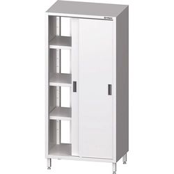 Armoire en acier inoxydable à portes coulissantes, 80x60x200 | Stalgast