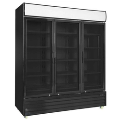 Armoire réfrigérée en verre 1600l Rq1500h-Black