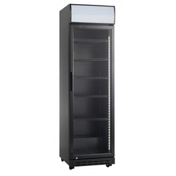 Armoire réfrigérée Verre 419-Black 388l Noir (Sd420be)