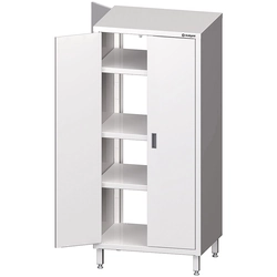 Armoire traversante en acier inoxydable avec portes battantes 120x50x180 Stalgast