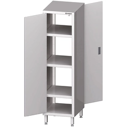 Armoire traversante en acier inoxydable avec portes battantes 40x70x180 Stalgast