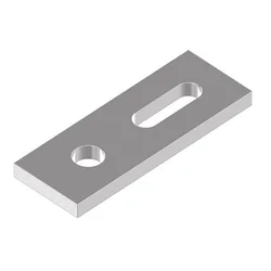 Asennussovitin 80x30 (A) alumiinia kahdelle kierteelle