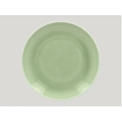 Assiette plate vintage verte 31 cm