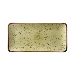 Assiette rectangulaire olive, 300x150 mm