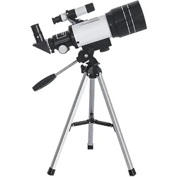 Астрономически телескоп с адаптер за мобилен телефон и стойка