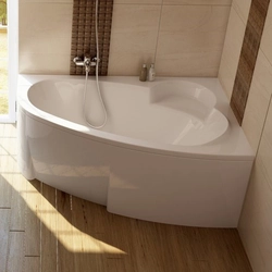 Asymmetrisch bad van acryl Ravak Asymmetrisch, 150x100 R