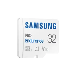 Atmiņas karte Samsung Micro SDHC PRO izturība (2022) UHS-1 klase 10 32GB + SD adapteris