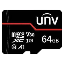 Atminties kortelė 64GB, RAUDONA KORTELĖ - UNV TF-64G-MT