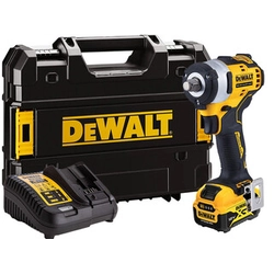 Atornillador de impacto inalámbrico DeWalt DCF903P1-QW 12 V | 339 Nm | 3/8 pulgadas | Carbón sin escobillas | Batería 1 x 5 Ah + cargador | TSTAK en una maleta