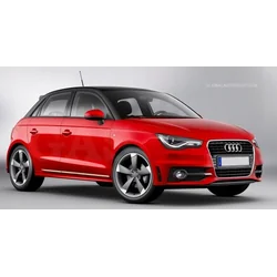 Audi A1 - ХРОМИРАНИ лайстни за декоративни хромирани странични врати