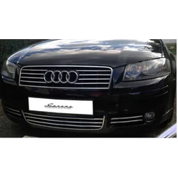 AUDI A3 8P CHROME GRILL lišty, maketa Tuning