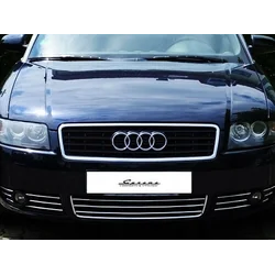 AUDI A4 B6 - CHROME GRILL juostelės, manekeno derinimas