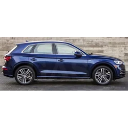 Audi Q5 - CHROME lišty na ozdobných chrómových bočných dverách