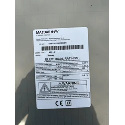 aurinko moduuli; PV-moduuli; Masdar MPV-100-S