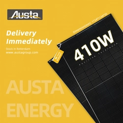 Aurinkopaneeli - Austa 410Wp – musta kehys